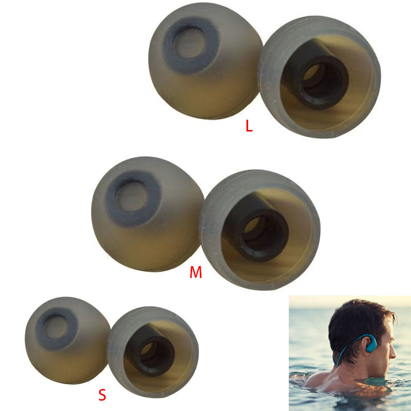 Aquatic Sports Cap - Impermeável Ear Tips para Sony, Earbuds,