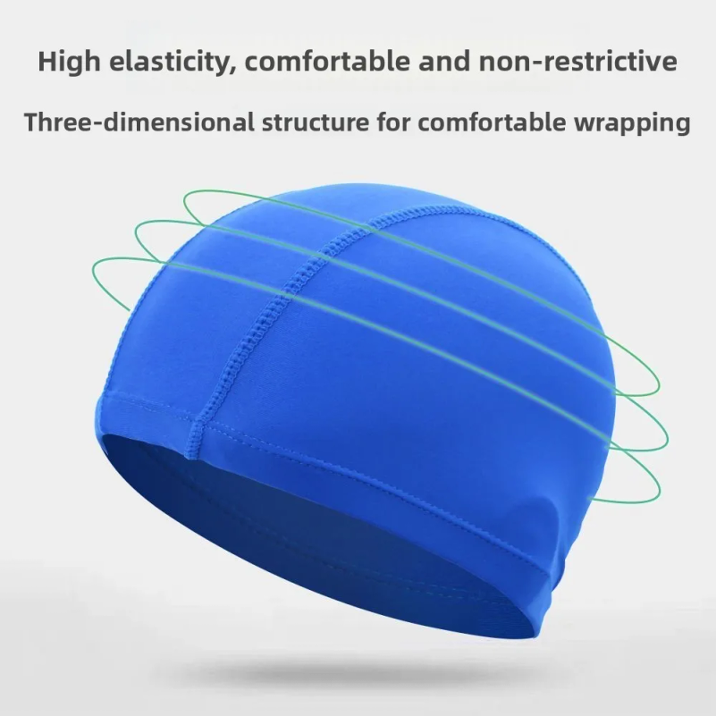 Touca de natação de cor pura,  - Aquatic Sports Cap avaliação e preço